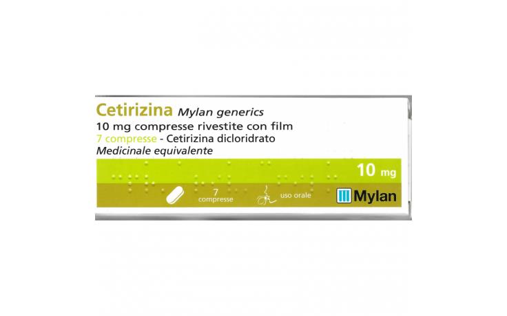 CETIRIZINA MY*7CPR RIV 10MG - Pharmaleader