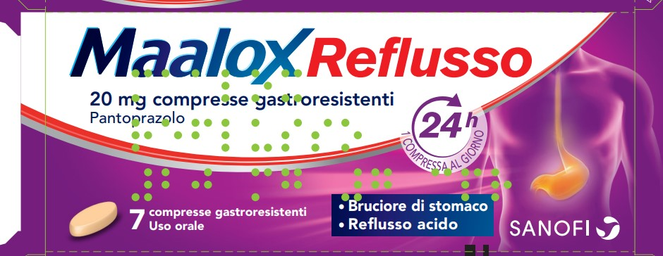 MAALOX REFLUSSO*7CPR 20MG - Pharmaleader