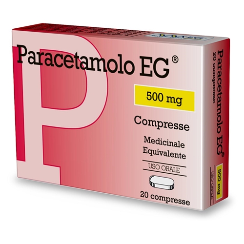 PARACETAMOLO EG*20CPR 500MG - Pharmaleader