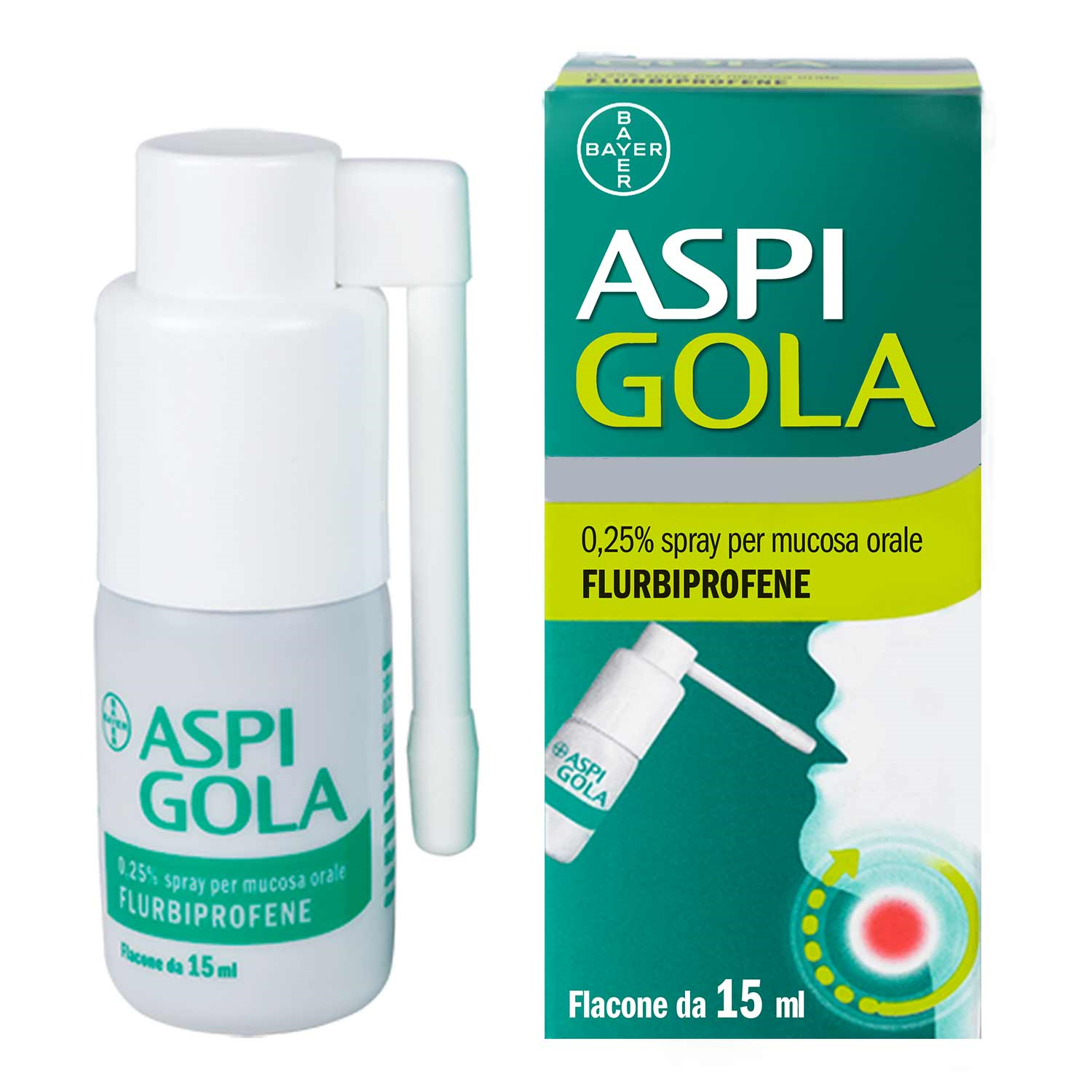 ASPI GOLA*OS SPRAY 15ML 0,25% - Pharmaleader