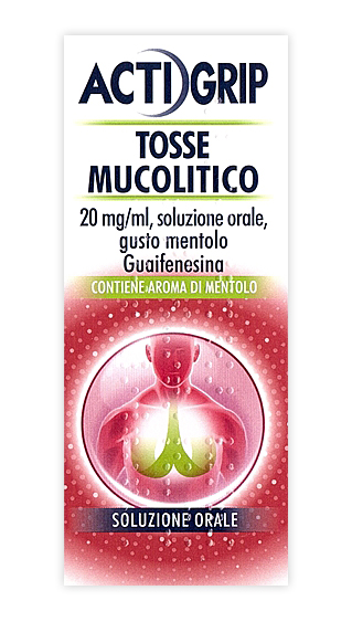 ACTIGRIP TOSSE MUCOL*FL 150ML - Pharmaleader