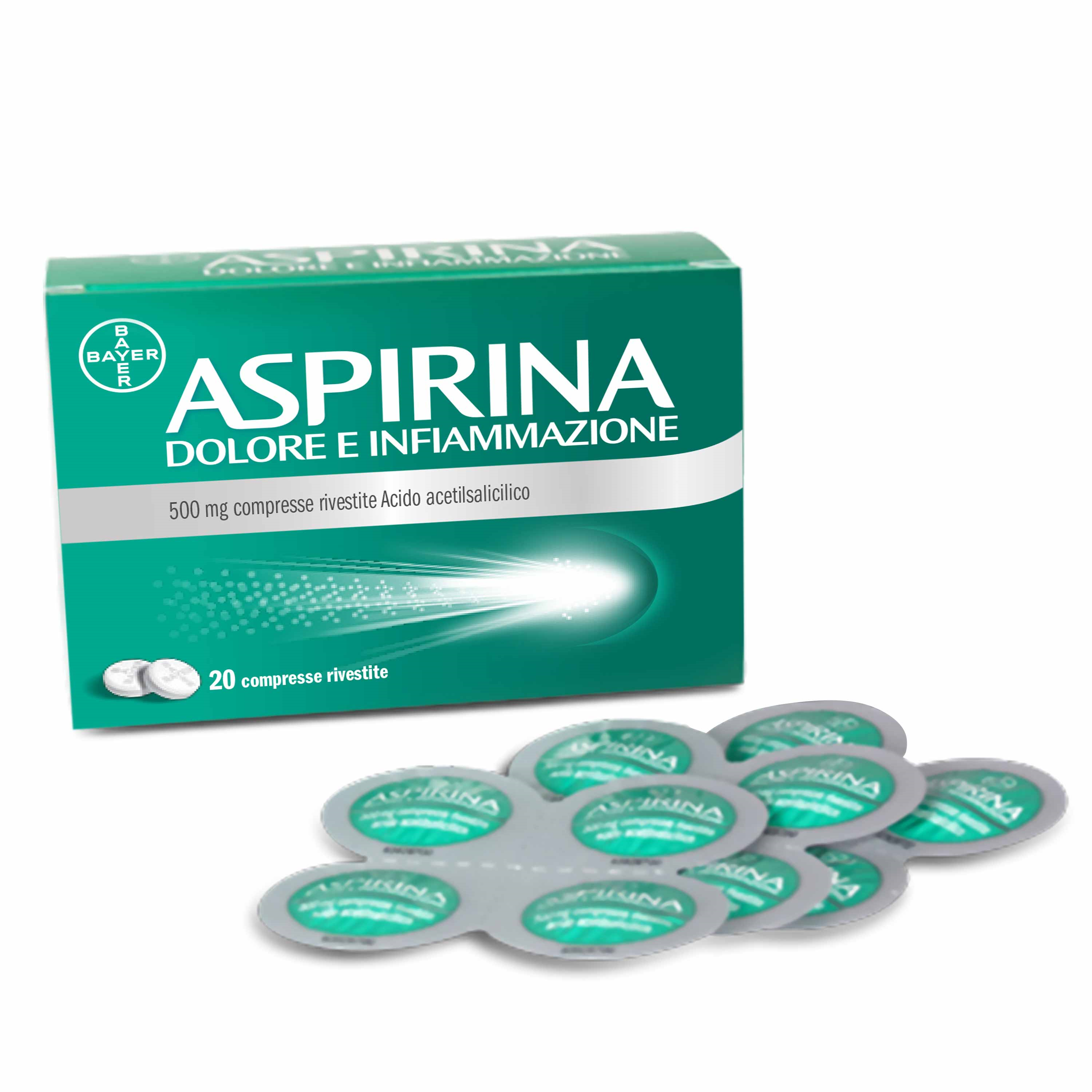 ASPIRINA DOLORE INF*20CPR500MG - Pharmaleader