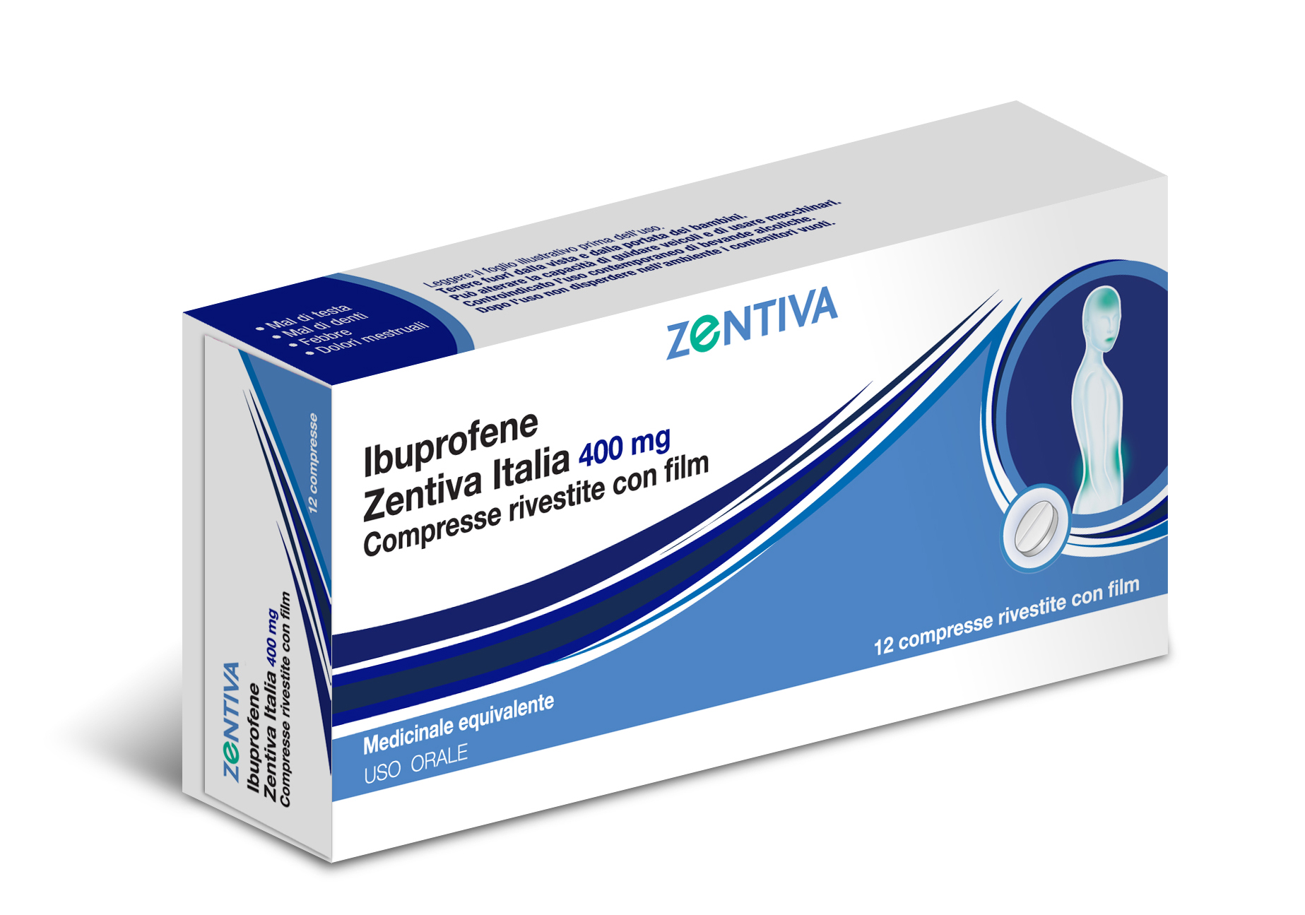IBUPROFENE ZEN*12CPR 400MG - Pharmaleader