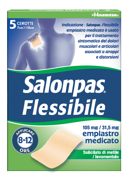 SALONPAS FLESSIBILE*5CER7x10CM - Pharmaleader
