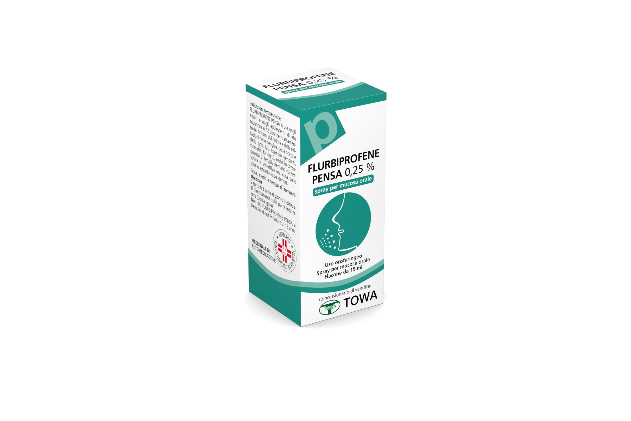 FLURBIPROFENE PE*OS SPRAY 15ML - Pharmaleader