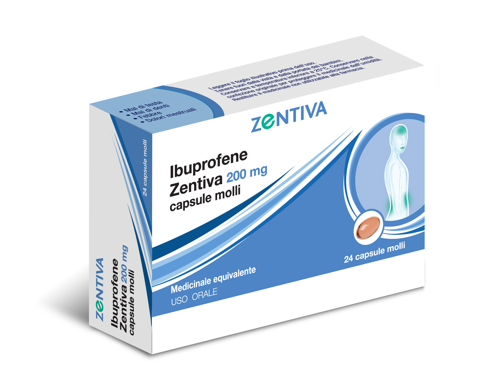 IBUPROFENE ZEN*24CPS 200MG - Pharmaleader