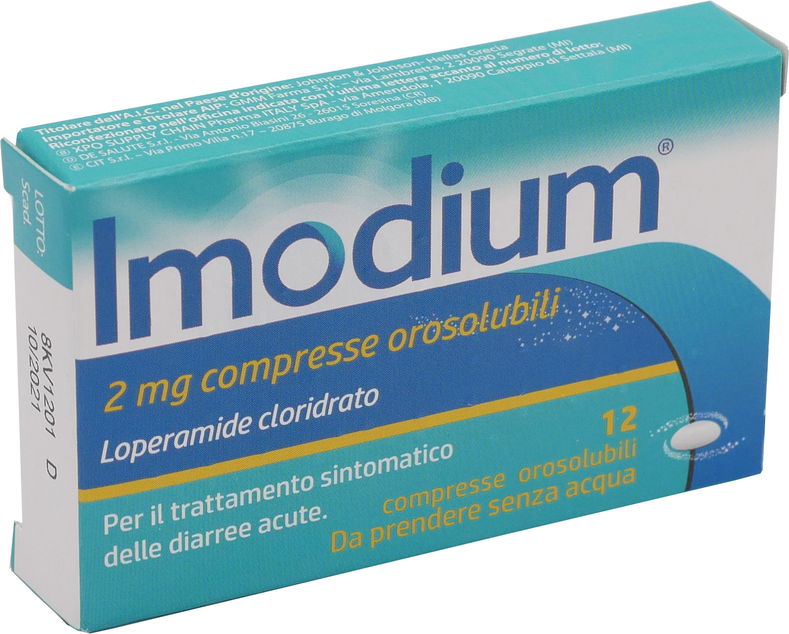IMODIUM*12CPR OROSOL 2MG - Pharmaleader
