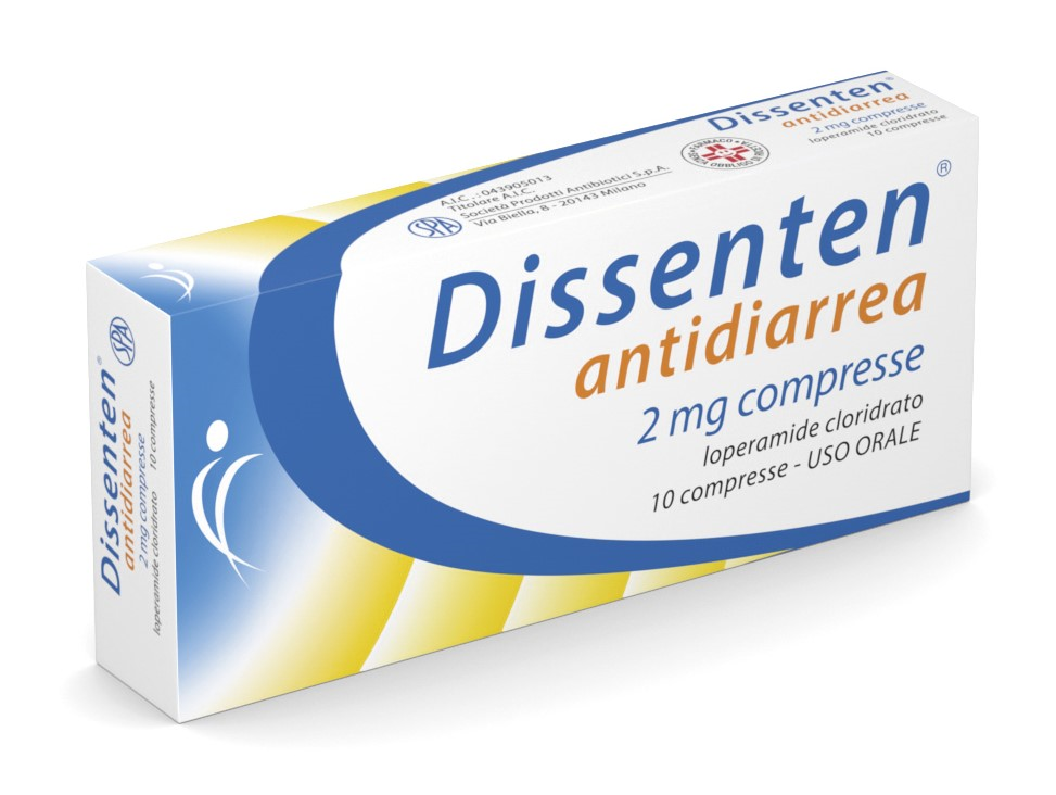 DISSENTEN ANTIDIARREA*10CPR2MG - Pharmaleader