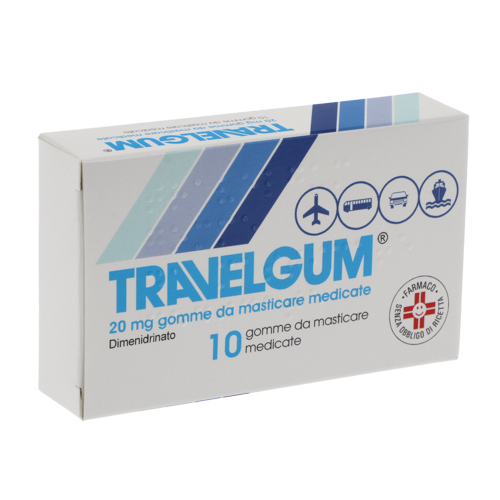 TRAVELGUM*10GOMME MAST 20MG - Pharmaleader