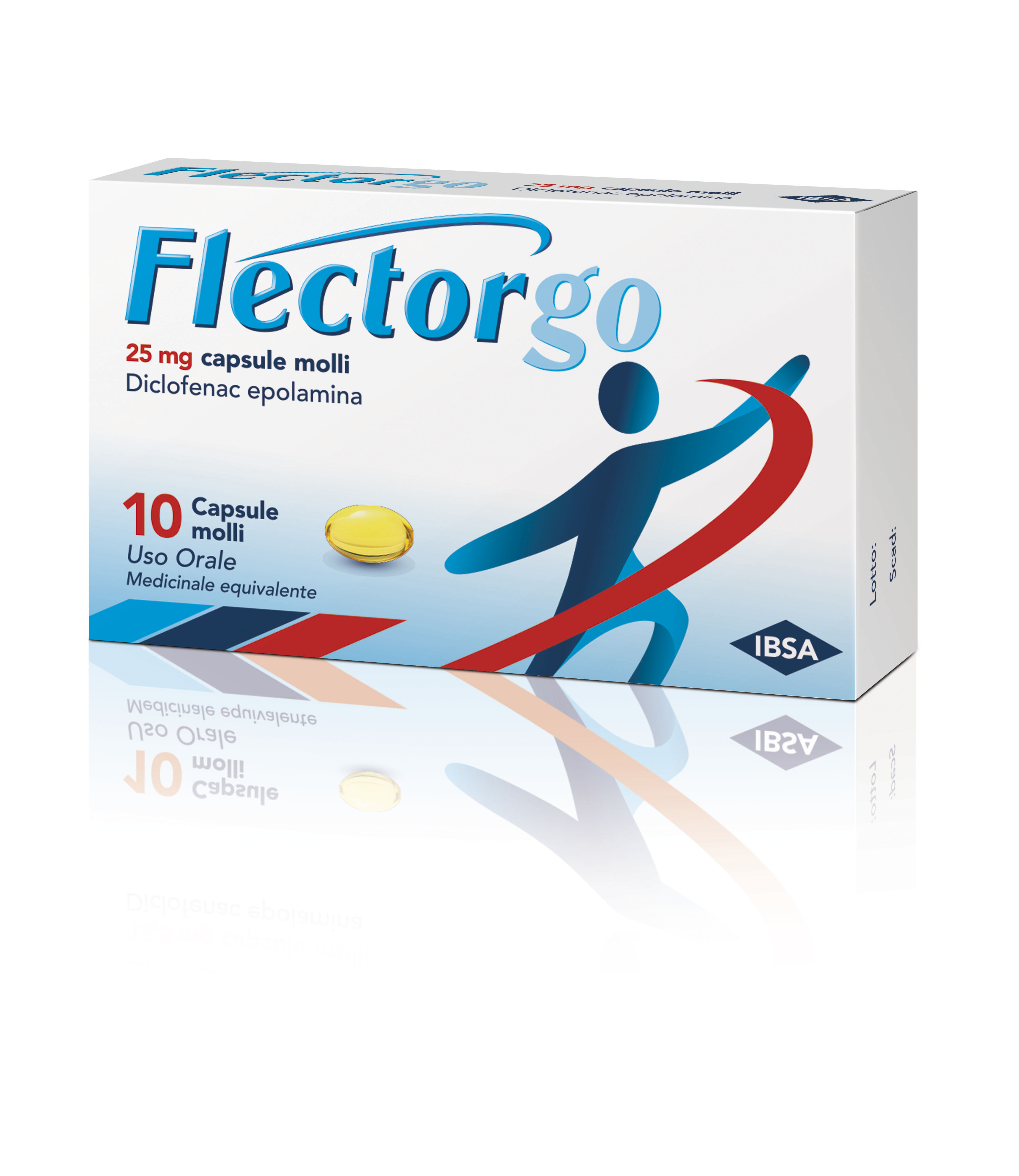 FLECTORGO*10CPS MOLLI 25MG - Pharmaleader