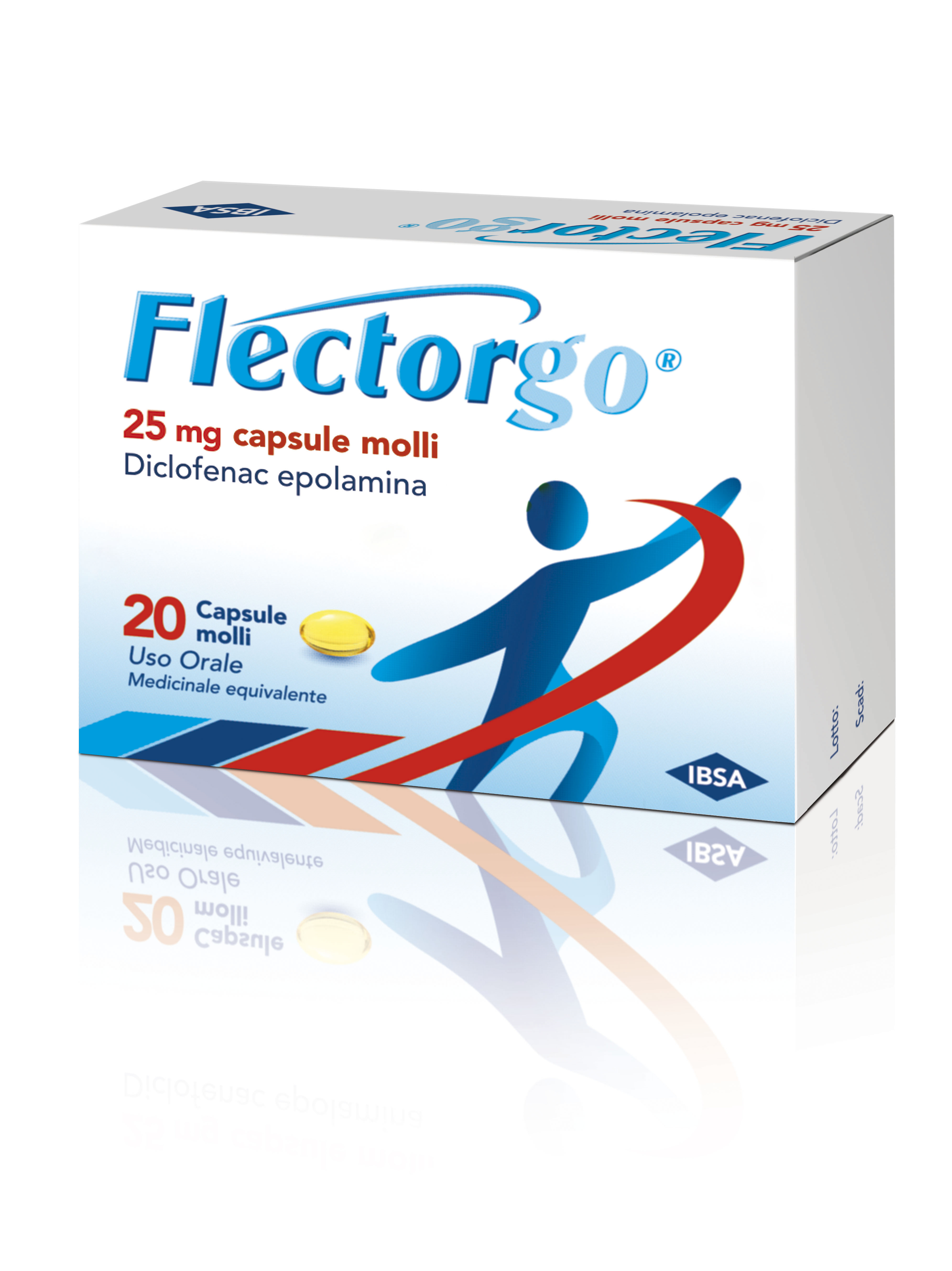 FLECTORGO*20CPS MOLLI 25MG - Pharmaleader