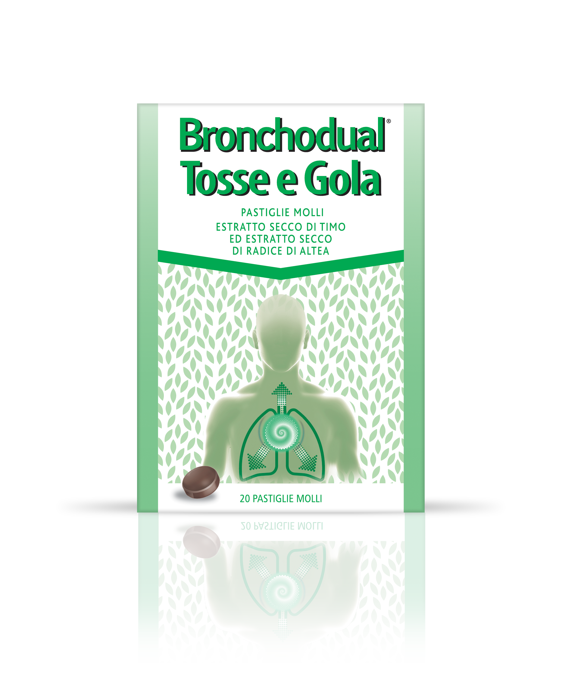 BRONCHODUAL TOSSE GOLA*20PAST - Pharmaleader