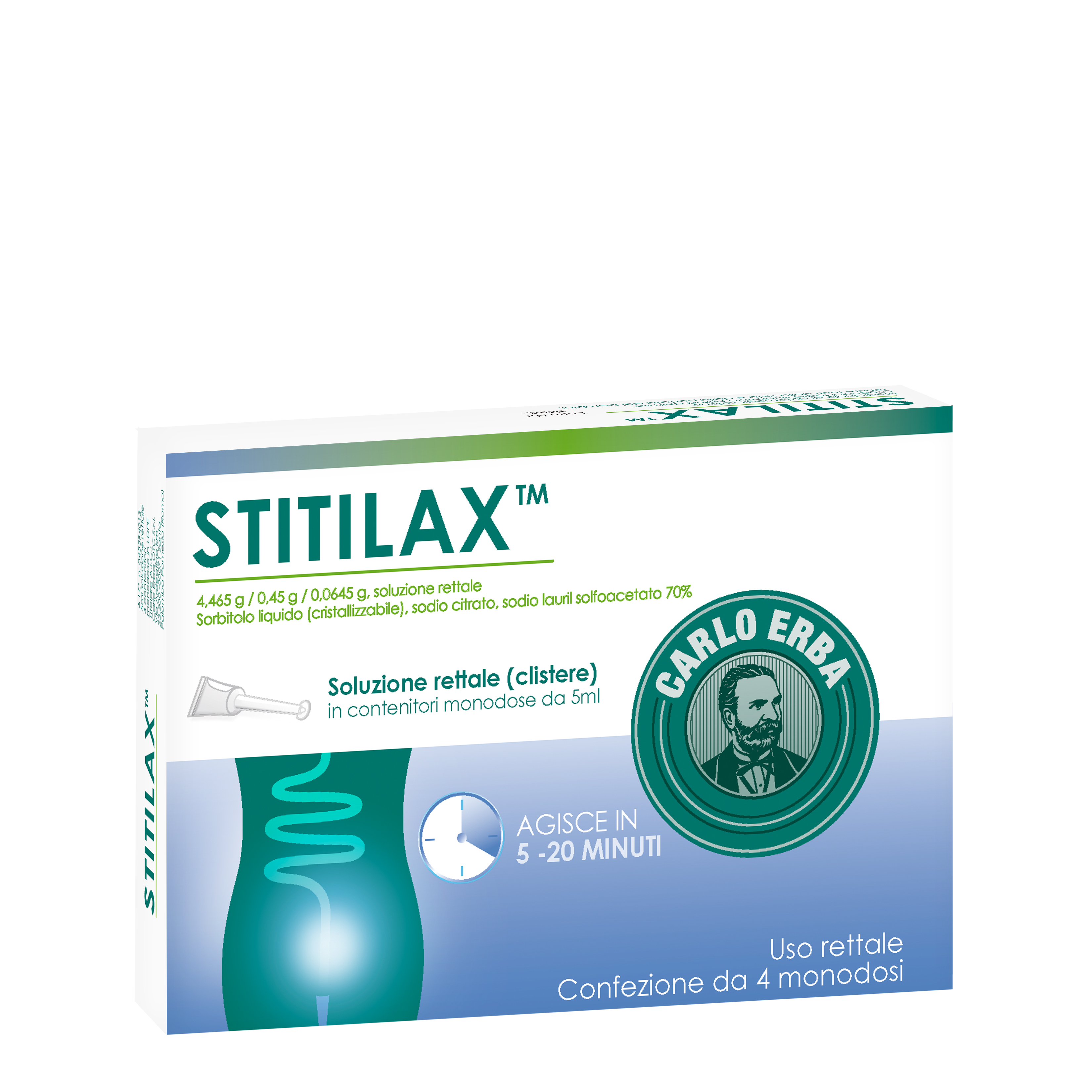 STITILAX*RETT SOL 4FL MONO 5ML - Pharmaleader