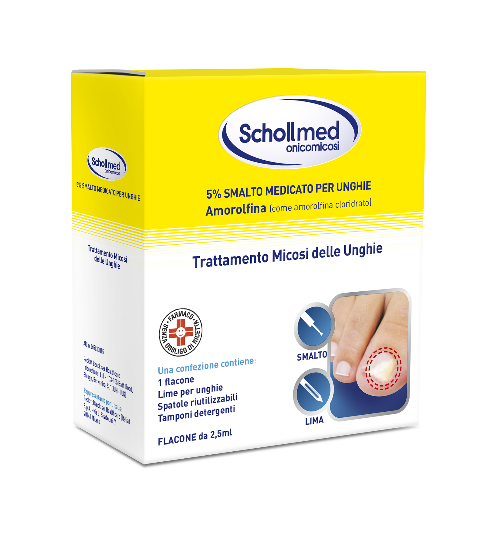 SCHOLLMED ONICOMICOSI*2,5ML 5% - Pharmaleader
