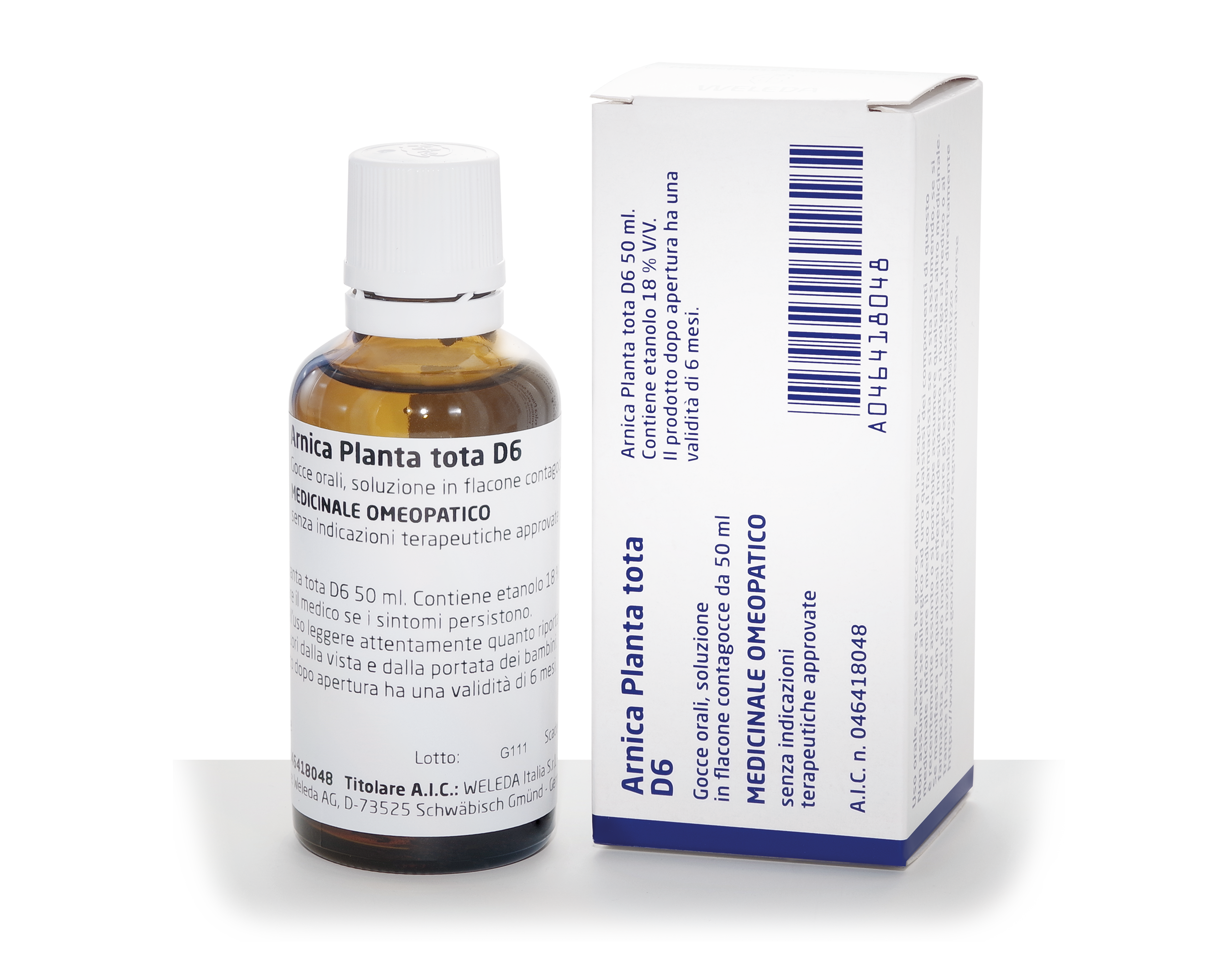 ARNICA PLANTA TOTA*D6 GTT 50ML - Pharmaleader
