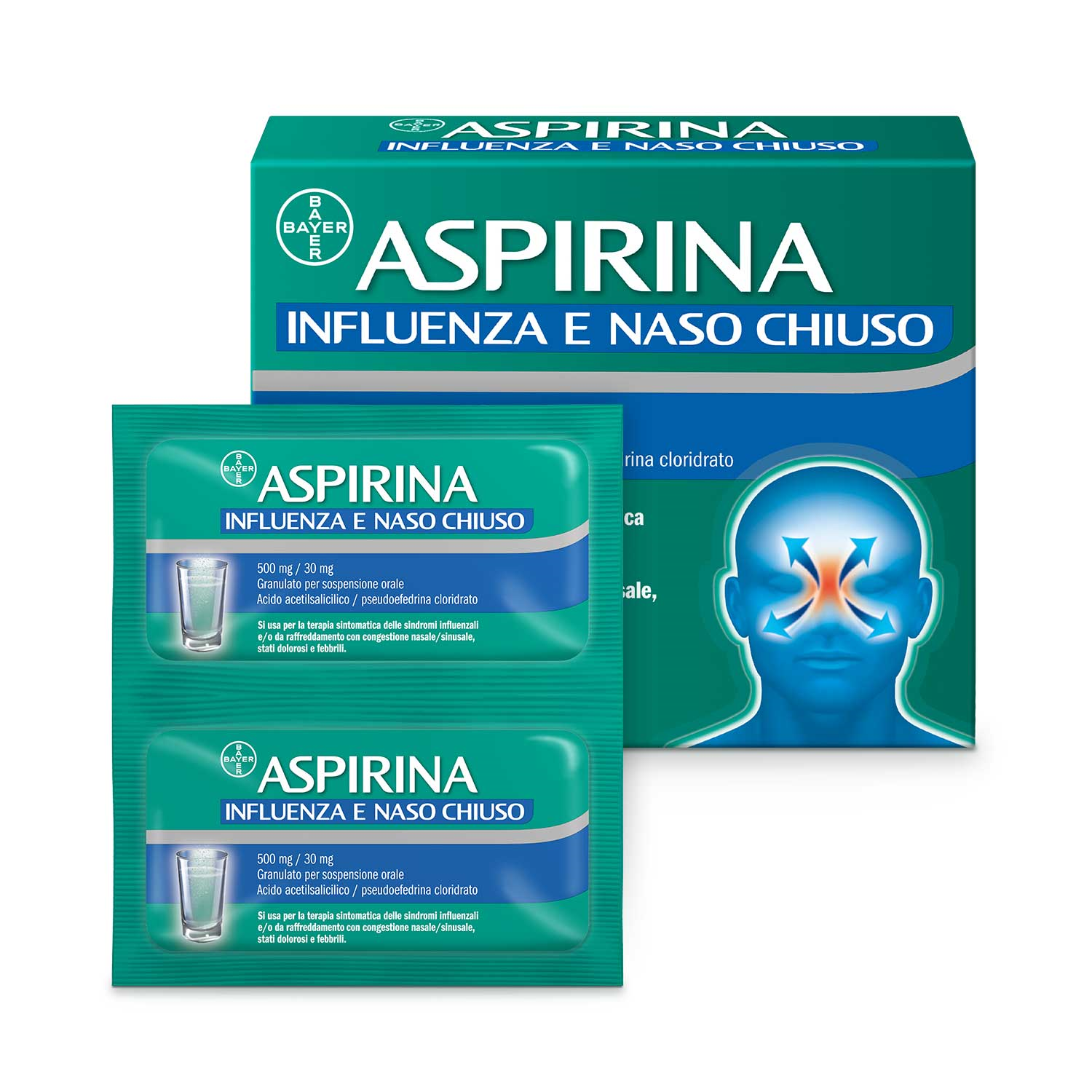 ASPIRINA INFLUENZA E NASO C*10 - Pharmaleader