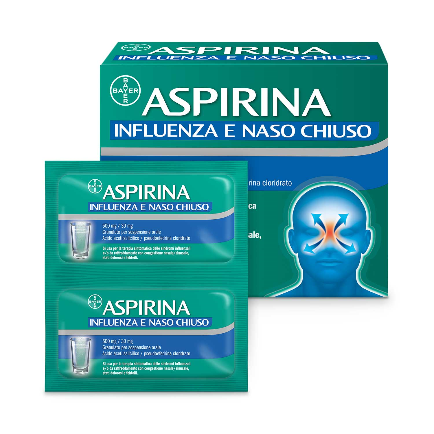 ASPIRINA INFLUENZA E NASO C*20 - Pharmaleader