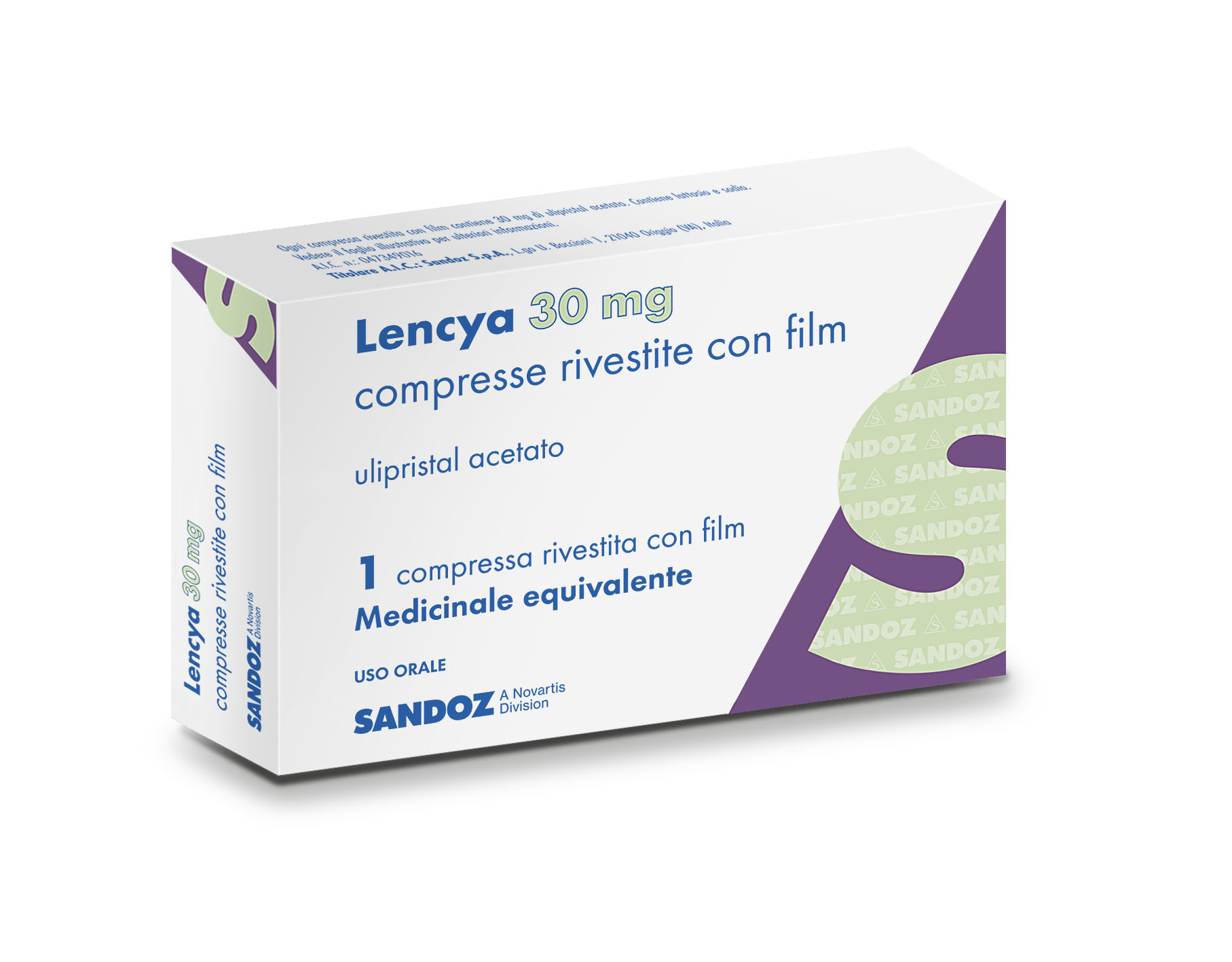 LENCYA*1CPR RIV 30MG - Pharmaleader