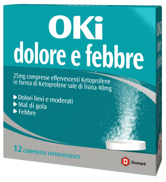 OKI DOLORE E FEBBRE*12CPR EFF - Pharmaleader