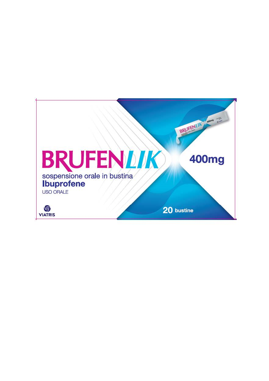 BRUFENLIK*20BUST 400MG 10ML - Pharmaleader