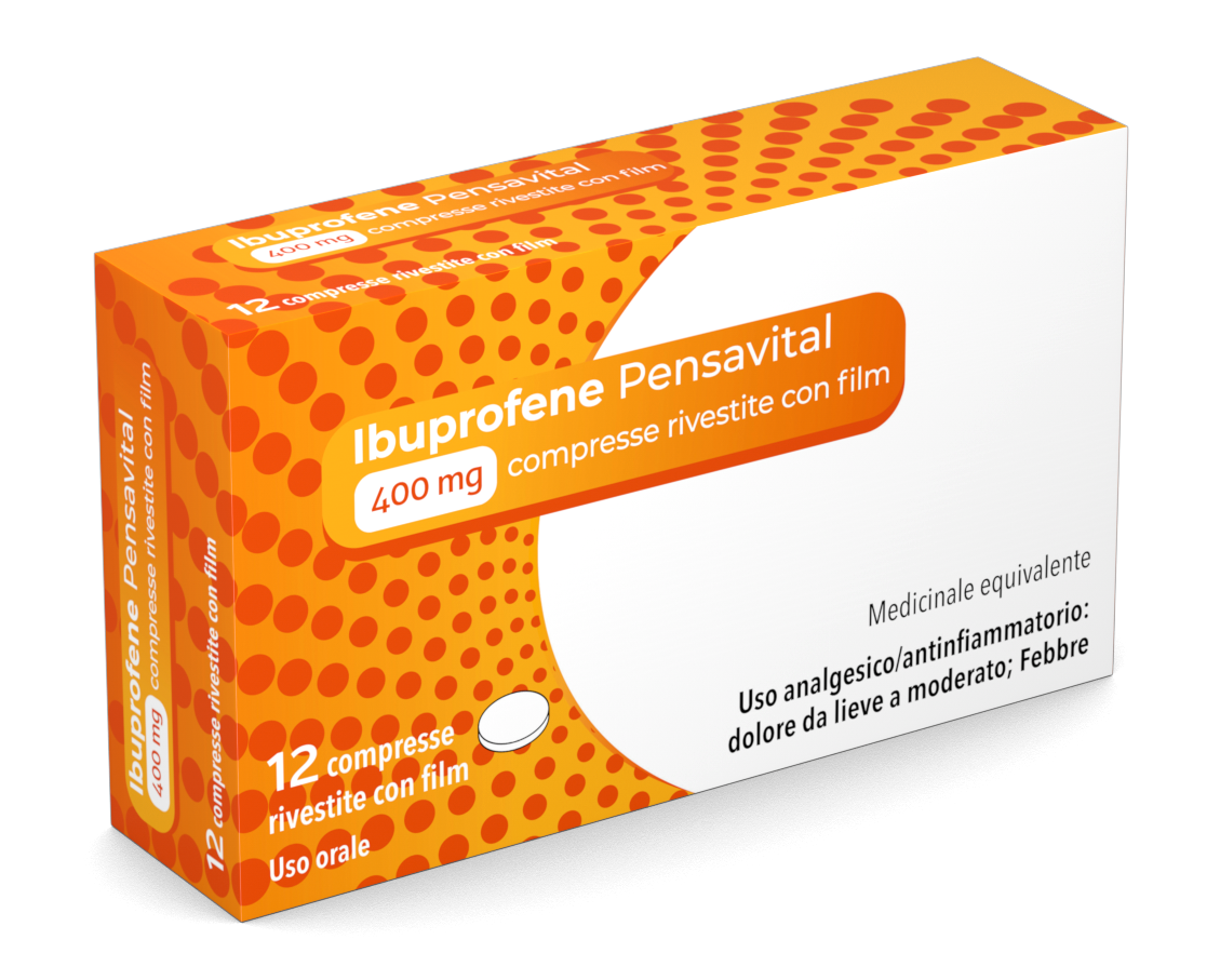 IBUPROFENE PENSA*12CPR 400MG - Pharmaleader