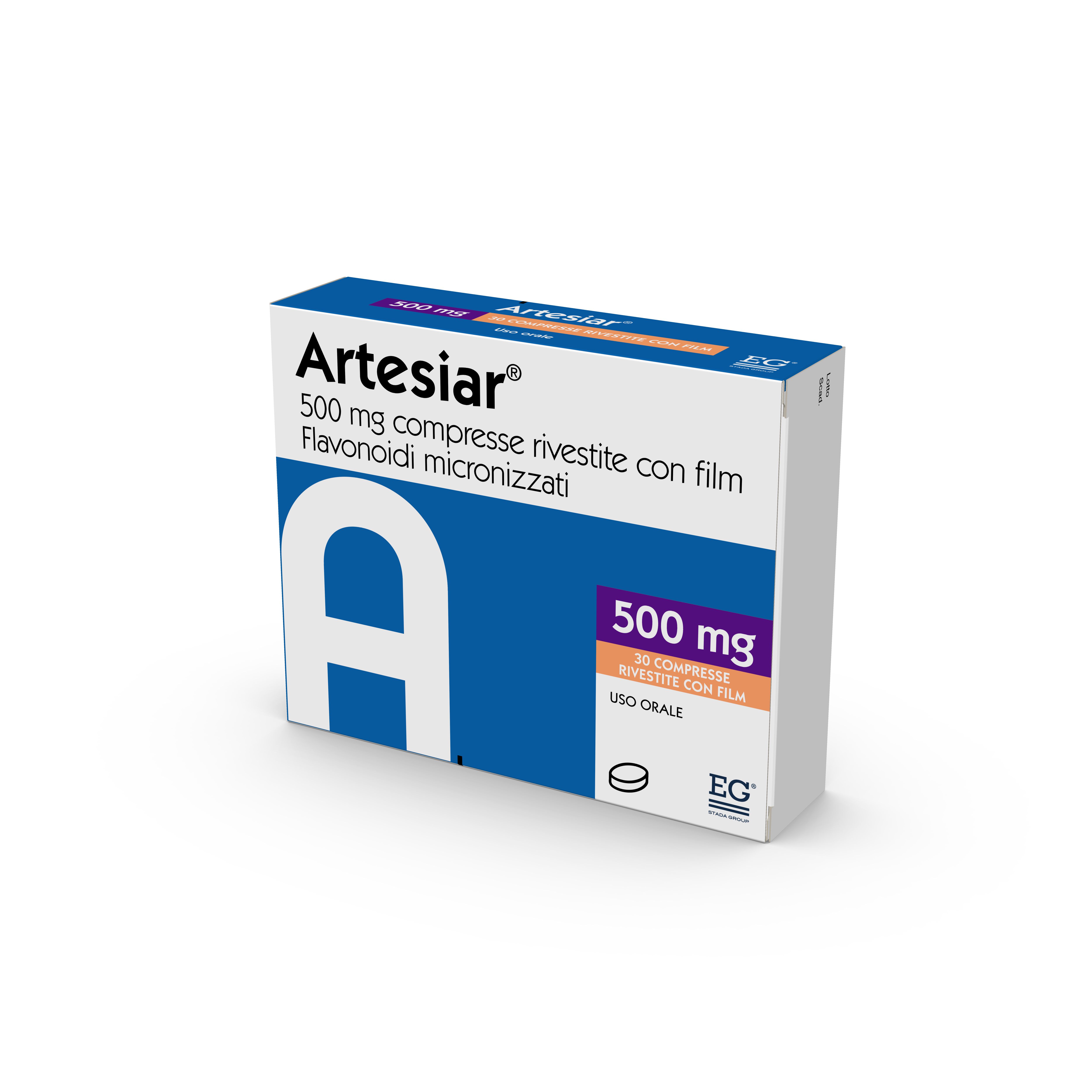 ARTESIAR*30CPR RIV 500MG - Pharmaleader