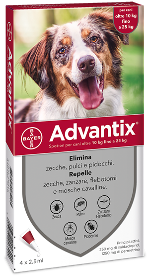 ADVANTIX SPOT ON*4PIP 10-25KG - Pharmaleader
