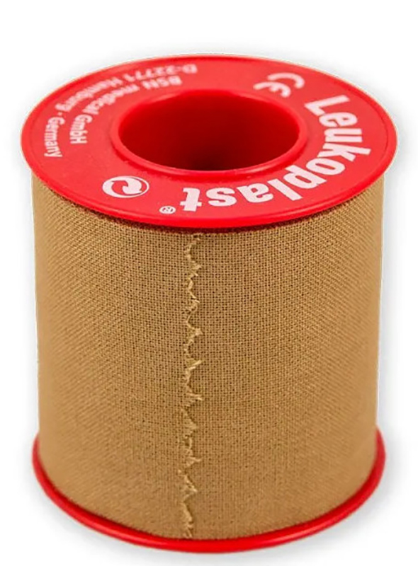 CEROTTO CHIRURGICO PER FISSAGGIO MEDICAZIONI IN ROCCHETTO LEUKOPLAST SUPPORTO VISCOSA COLOR PELLE MASSA ADESIVA CAUCCIU' OSSIDO DI ZINCO 10X500CM - Pharmaleader