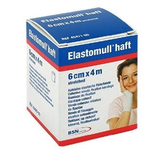 BENDA ELASTICA AUTOADESIVA ELASTOMULL HAFT COMPRESSIONE FORTE 6X400 CM - Pharmaleader