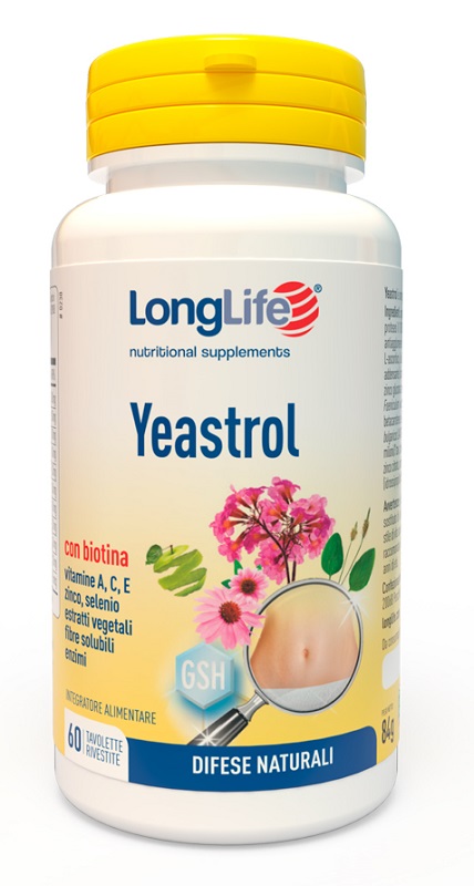 LONGLIFE YEASTROL 60 TAVOLETTE RIVESTITE - Pharmaleader