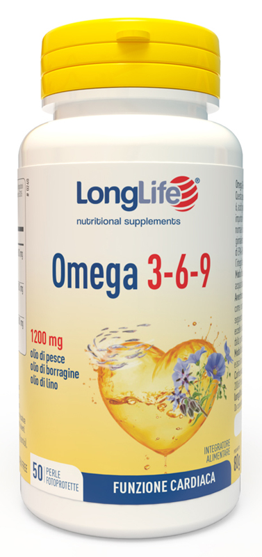 LONGLIFE OMEGA 3-6-9 50 PERLE FOTOPROTETTE - Pharmaleader