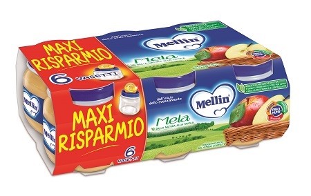 MELLIN OMOGENEIZZATO MELA 100 G 6 PEZZI - Pharmaleader