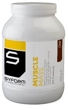 MUSCLE MASS CACAO 1200 G - Pharmaleader