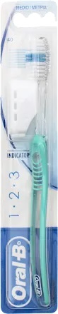 ORALB 123 INDICATOR SPAZZOLINO MANUALE SETOLE 35 MEDIE - Pharmaleader
