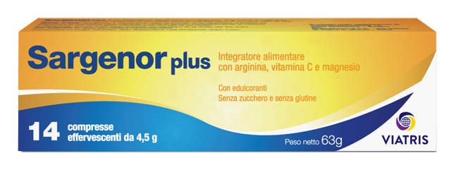 SARGENOR PLUS 14 COMPRESSE EFFERVESCENTI DA 4,5 G - Pharmaleader