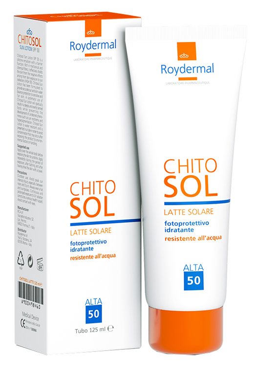 CHITOSOL LATTE SOLARE SPF50 125 ML - Pharmaleader