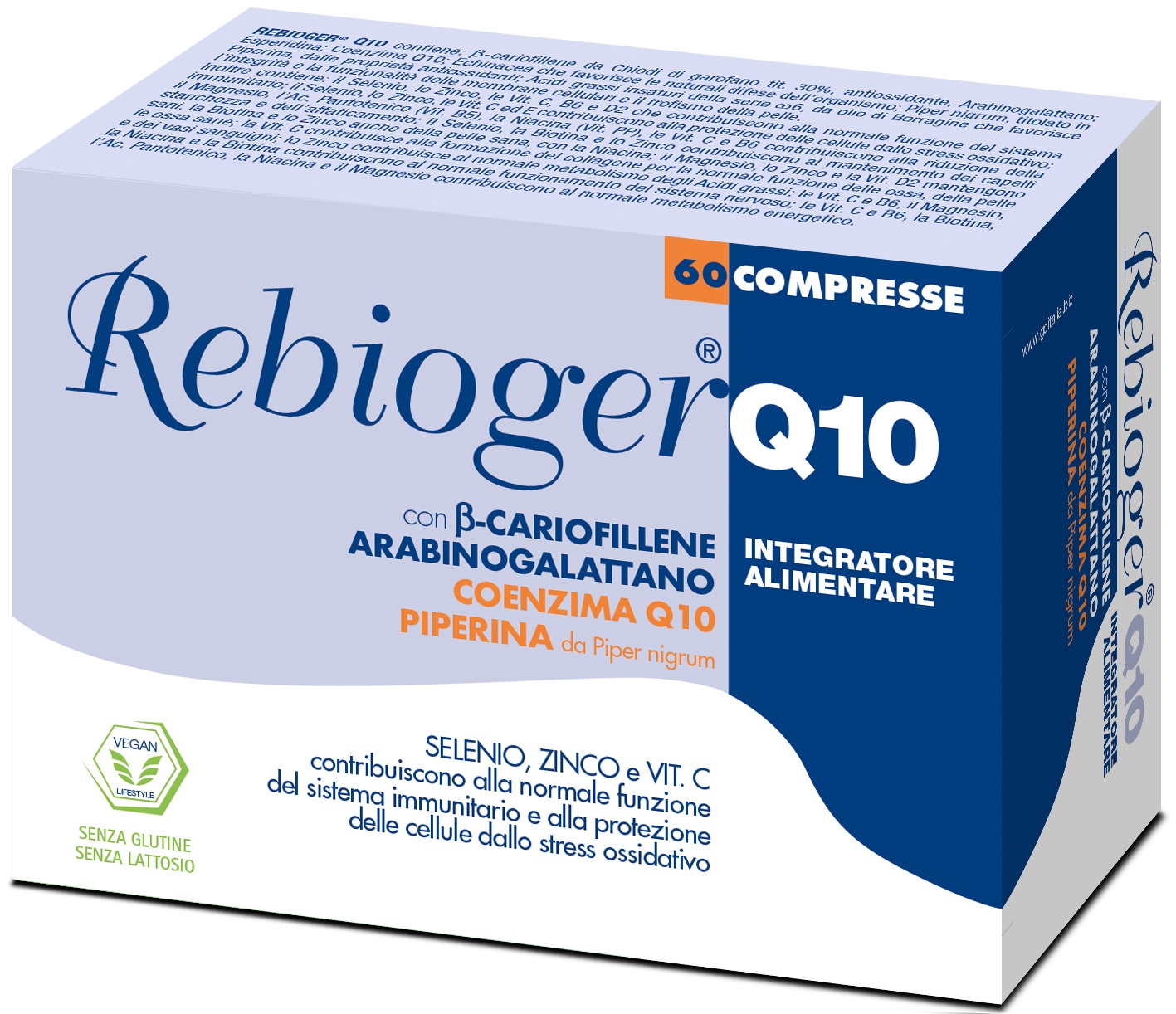 REBIOGER Q10 60 COMPRESSE - Pharmaleader