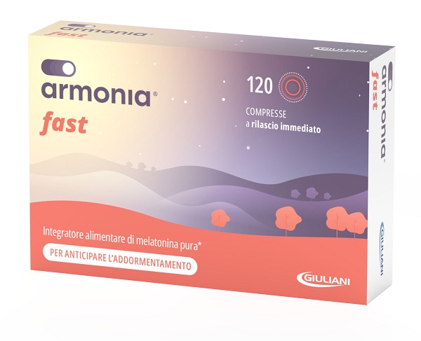ARMONIA FAST 1 MG MELATONINA 120 COMPRESSE - Pharmaleader