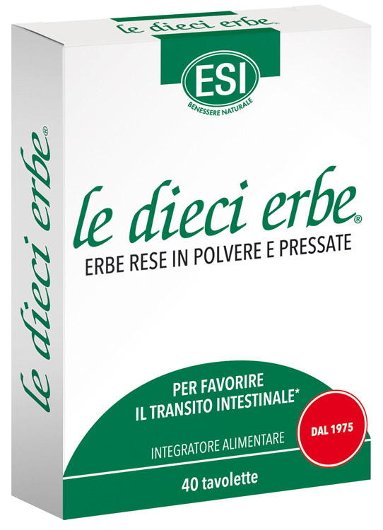 ESI LE DIECI ERBE 40 TAVOLETTE - Pharmaleader