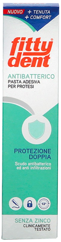 FITTYDENT ANTIBATTERICO PASTA ADESIVA DENTIERA NUOVA FORMULA40 G - Pharmaleader