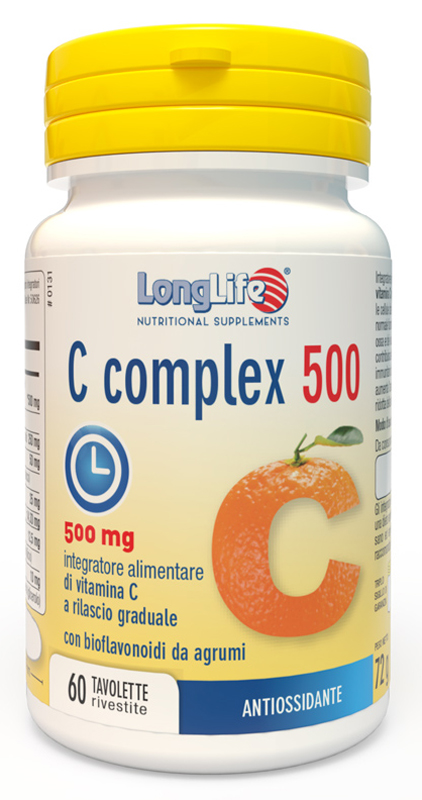 LONGLIFE C COMPLEX 500 TIME RELEASED 60 TAVOLETTE - Pharmaleader