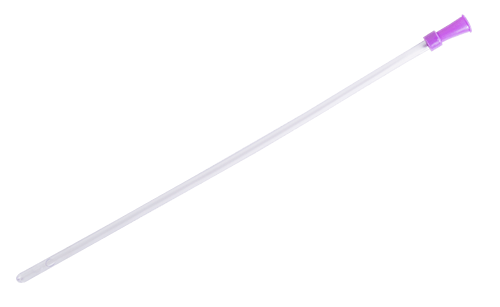SONDA RETTALE MONOUSO IN NELATON CH22 COLORE VIOLA. LUNGHEZZA 40CM - Pharmaleader