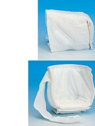GOMITIERA/TALLONIERA IN TESSUTO NON TESSUTO CON DOPPIA IMBOTTITURA OVATTATA. REGOLABILE TRAMITE CINTURINO DI FISSAGGIO IN VELCRO. ASSORBENTI E TRASPIRANTI - Pharmaleader