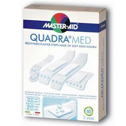 CEROTTO MASTER-AID QUADRA DERMOATTIVO FORMATI ASSORTITI 40 PEZZI - Pharmaleader