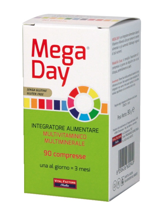 MEGA DAY 90 COMPRESSE - Pharmaleader