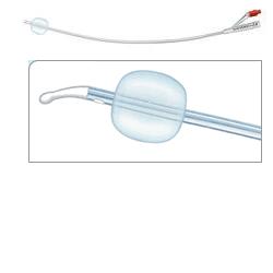 CATETERE FOLEY IN SILICONE PER ADULTI BRILLANT PLUS 2 VIE SENZA SCANALATURE CH18 LUNGHEZZA 41 CM PALLONCINO 10 ML PUNTA CILINDRICA 2 FORI 1 PEZZO - Pharmaleader