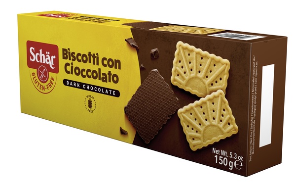 SCHAR BISCOTTO CON CIOCCOLATO DARK CHOCOLATE 150 G - Pharmaleader