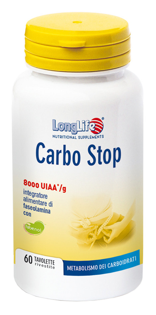 LONGLIFE CARBO STOP 60 TAVOLETTE - Pharmaleader