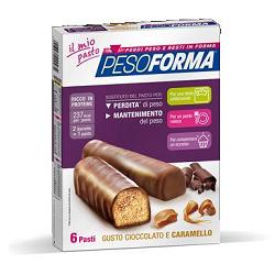 PESOFORMA BARRETTA CIOCCOLATO CARAMELLO 12 X 31 G - Pharmaleader