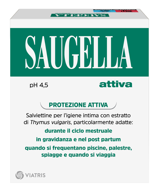 SAUGELLA ATTIVA SALVIETTINE DETERGENTI 10 BUSTINE - Pharmaleader